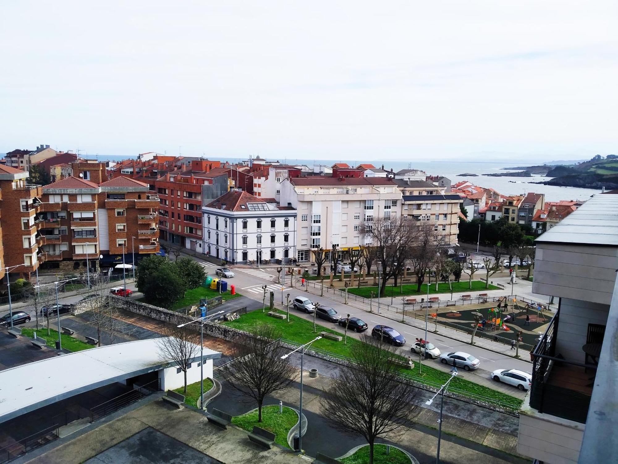 Hikari, Centro Luanco Con Parking Apartment Bagian luar foto